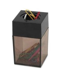 Sparco Magnetic Paper Clip Dispenser - 2in x 3in - 1 Each - Smoke