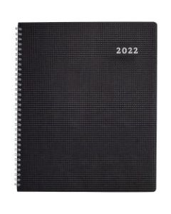 Brownline 14-Month DuraFlex Monthly Planner, 7-1/8in x 8-7/8in, Black, December 2021 To January 2023, CB1200V.BLK