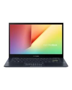 Asus VivoBook Flip 14 TM420 TM420IA-DB71T 14in Touchscreen Notebook - Full HD - AMD Ryzen 7 4700U - 8 GB RAM - 512 GB SSD - Bespoke Black - Windows 10 Home - AMD Radeon Graphics