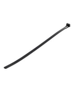 StarTech.com 100 Pack 10in Reusable Cable Ties - Black XL Releasable Nylon/Plastic Zip Ties Resealable Adjustable Network Cable Wraps UL
