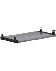Lorell Essential Keyboard Tray, 13/16inH x 26inW x 15-7/16inD, Weathered Charcoal