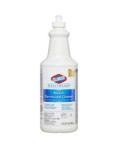 Clorox Healthcare Bleach Germicidal Cleaner - Ready-To-Use Liquid - 32 fl oz (1 quart) - 360 / Pallet - White