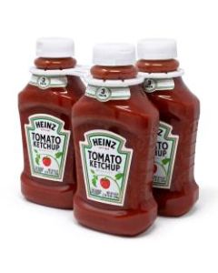 Heinz Tomato Ketchup, 44 Oz Bottle, Pack Of 3