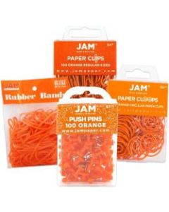 JAM Paper 4-Piece Office Set, Orange