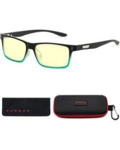 GUNNAR Gaming & Computer Glasses for Kids (age 12+) - Cruz, Onyx-Teal, Amber Tint - Onyx Teal Frame/Amber Lens - Children