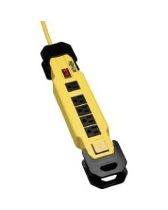 Tripp Lite Safety Power Strip 120V 5-15R 6 Outlet Metal 9ft Cord OSHA - NEMA 5-15P - 6 NEMA 5-15R - 9ft