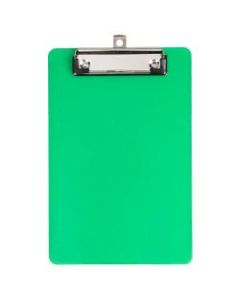 JAM Paper Plastic Mini Clipboard. 6in x 9in, Green