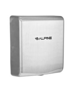 Alpine Industries Willow 120 Volt Steel Electric Commercial Stainless Steel Automatic Touchless Hand Dryer