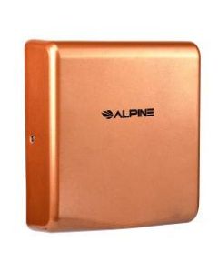 Alpine Industries Willow 120 Volt Steel Electric Commercial Stainless Steel Automatic Touchless Hand Dryer, Copper