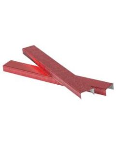 JAM Paper Standard Staples, 1/2in Full Strip, Red, Box Of 5,000 Staples