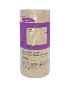 Cascades PRO Select Kitchen Roll Towels - 2 Ply - 11in x 8in - 250 Sheets/Roll - Nature - Perforated, Absorbent, Eco-friendly - For Kitchen - 12 / Carton
