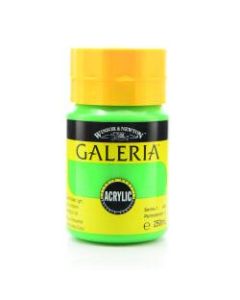 Winsor & Newton Galeria Flow Formula Acrylic Colors, 250 mL, Permanent Green Light, 483, Pack Of 2