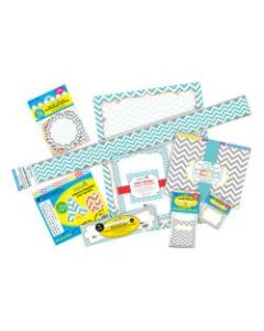Barker Creek Chevron Designer Classroom Bulletin Board Set, Beautiful