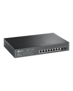 TP-Link JetStream 10-Port Gigabit Smart Switch with 8-Port PoE+ - 10 Ports - Manageable - 4 Layer Supported - Modular - 2 SFP Slots - 173.90 W Power Consumption - 150 W PoE Budget