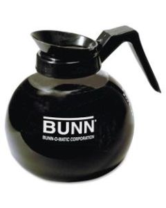 Bunn Pour-O-Matic 12-Cup Decanter, Regular, Clear/Black