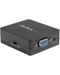 StarTech.com Composite to VGA Video Converter - 1920x1200 - Composite Video Scaler - Mac & Windows - S Video to VGA Adapter (VID2VGATV3)