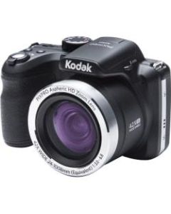 Kodak PIXPRO AZ421 16.2 Megapixel Compact Camera - Black - 1/2.3in CCD Sensor - 3inLCD - 42x Optical Zoom - 4x Digital Zoom - Optical (IS) - 4608 x 3456 Image - 1280 x 720 Video - HD Movie Mode