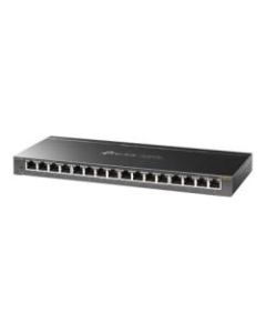 TP-Link 16-Port Gigabit Unmanaged Pro Switch - 16 Ports - Gigabit Ethernet - 10/100/1000Base-T - 2 Layer Supported - AC Adapter - Twisted Pair - Desktop, Wall Mountable - Lifetime Limited Warranty