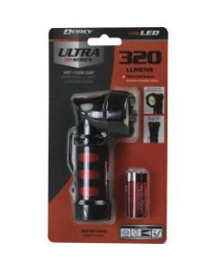 Dorcy Ultra HD Series COB Swivel Flashlight - AAA - Metal - Black, Red