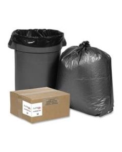 Webster Super Heavy-Duty Platinum Plus Liners, 33 Gallon, Silver, Box Of 50