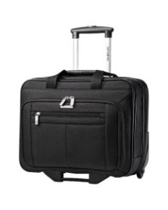 Samsonite Classic 43876-1041 Carrying Case (Roller) for 15.6in Notebook - Black - Ballistic Fabric - Handle - 13.3in Height x 16.5in Width x 8in Depth - 1 Pack