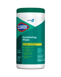 Clorox Disinfecting Wipes, 7in x 8in, Fresh Scent, Pack Of 75 Wipes