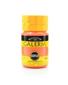 Winsor & Newton Galeria Flow Formula Acrylic Colors, 250 mL, Cadmium Orange Hue, 90, Pack Of 2
