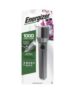 Energizer Vision HD Rechargeable LED Metal Flashlight (includes USB cable for recharging) - Aluminum Alloy - Aluminum
