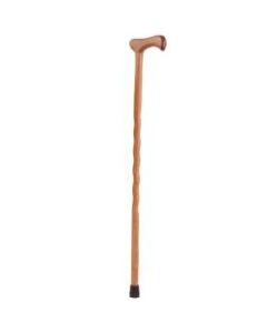 Brazos Walking Sticks Twisted Laminated Mesquite Wood Cane, 40in, Mesquite