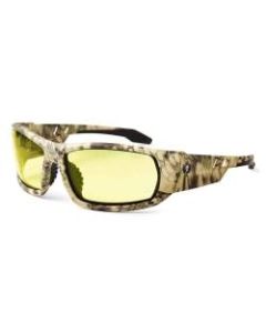 Ergodyne Skullerz Safety Glasses, Odin, Kryptek Highlander Frame, Yellow Lens