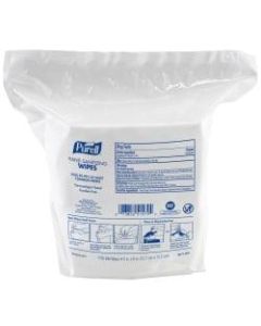 Purell Hand Sanitizing Wipes Refills For High-Capacity Dispensers, Citrus Fragrance, 1,700 Wipes Per Pouch, Case Of 4 Pouches