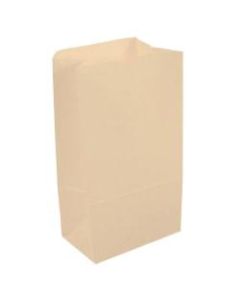 JAM Paper Kraft Lunch Bags, 11inH x 6inW x 3-3/4inD, Ivory, Box Of 500 Bags