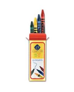 Diamond Wipes International Kids Crayon 4-Packs, Assorted Colors, Carton Of 360 Packs