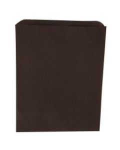 JAM Paper Medium Merchandise Bags, 11inH x 8-1/2inW x 1/2inD, Black, Pack Of 1,000 Bags