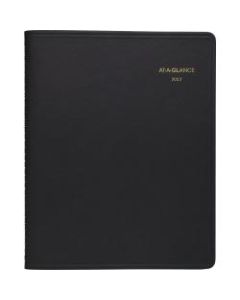 AT-A-GLANCE 13-Month Weekly Planner, 7in x 8-3/4in, Black, January 2022 To January 2023, 7095105