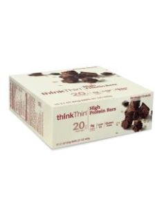 thinkThin Brownie Crunch High Protein Bars, 2.1 Oz, Case Of 10 Bars