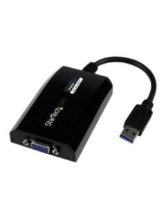 StarTech.com USB 3.0 to VGA External Video Card Multi Monitor Adapter for Mac and PC - 1920x1200 / 1080p - 6.20in USB/VGA Video Cable for Projector, TV, Monitor, Graphics Card, Notebook