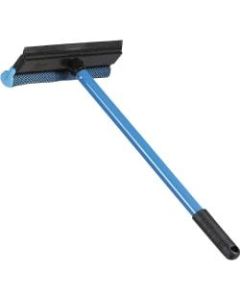 Ettore Scrubber Metal Handle Auto Squeegee - 8in Rubber Blade - Aluminum Handle - Light Weight, Durable, Rust Proof - Blue
