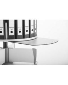 Moll Pull-Out Shelf For Deluxe Binder And File Carousel Shelving, Gray