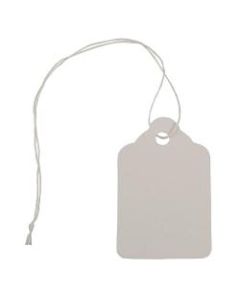 JAM Paper Mini Gift Tags, 1-3/4in x 1-1/16in, White, Pack Of 75 Tags
