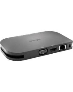 Kensington SD1600P USB-C Mobile Dock - for Notebook/Desktop PC - USB Type C - 2 x USB Ports - 2 x USB 3.0 - Network (RJ-45) - HDMI - VGA - Wired