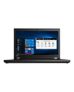 Lenovo ThinkPad P53 20QN001QUS 15.6in Mobile Workstation - 1920 x 1080 - Intel Core i7 i7-9750H Hexa-core 2.60 GHz - 16 GB RAM - 512 GB SSD - Midnight Black - Windows 10 Pro - NVIDIA Quadro T2000 with 4 GB