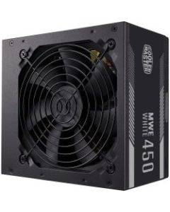 Cooler Master MWE WHITE MPE-4501-ACAAW Power Supply - Internal - 120 V AC, 230 V AC Input - 5 V DC @ 15 A, 3.3 V DC @ 15 A, 12 V DC @ 37 A, 12 V DC @ 300 mA, 5 V DC @ 3 A Output - 450 W - 1 +12V Rails - 1 Fan(s) - 80% Efficiency