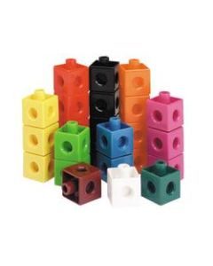 Learning Resources Snap Cubes, 3/4inH x 3/4inW x 3/4inD, Assorted Colors, Grades Pre-K - 9, Pack Of 500