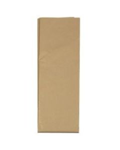 JAM Paper Tissue Paper, 26inH x 20inW x 1/8inD, Gold, Pack Of 10 Sheets