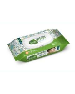 Seventh Generation Hypoallergenic Natural Baby Wipes, Unscented, Pack Of 64 Sheets
