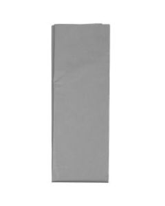 JAM Paper Tissue Paper, 26inH x 20inW x 1/8inD, Silver, Pack Of 10 Sheets
