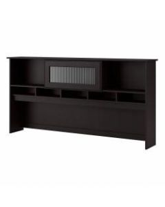 Bush Furniture Cabot Hutch for 72inW Computer Desk, Espresso Oak, Standard Delivery