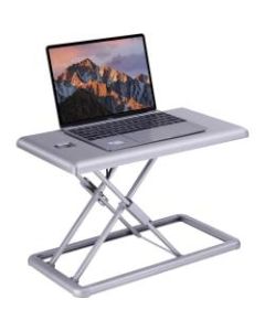 Lorell Portable Desk Riser, 19inW, Silver
