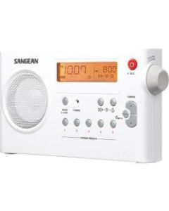 Sangean PR-D7 Digital Rechargeable AM/FM Radio - 5 x AM, 5 x FM Presets